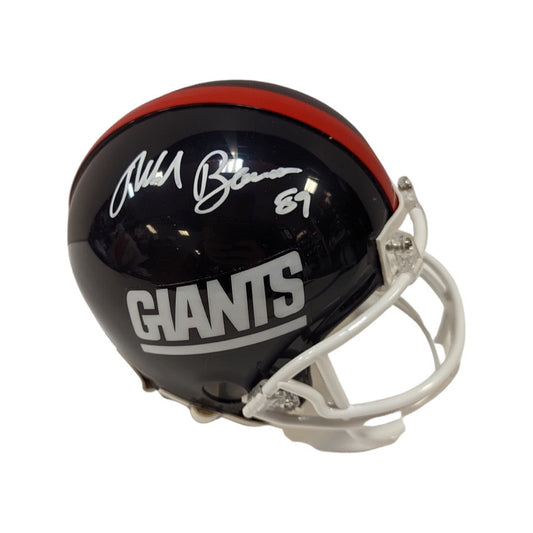 Mark Bavaro Autographed New York Giants Old School Mini Helmet JSA