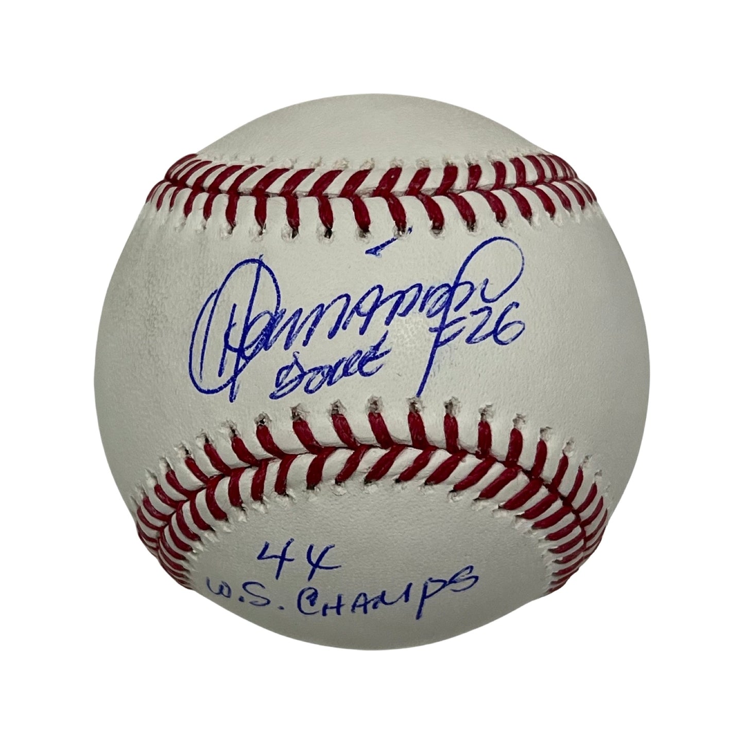 Orlando El Duque Hernandez Autographed OMLB 4x WS Champs Inscription Steiner CX
