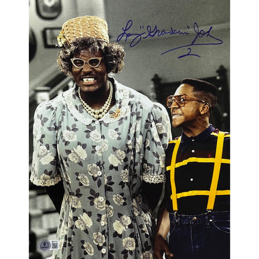 Larry Johnson Urkle Inscribed Grandmama Autographed 11x14 Beckett BAS