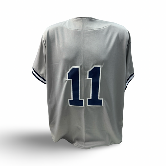 Doc Gooden Unsigned New York Yankees Grey Jersey