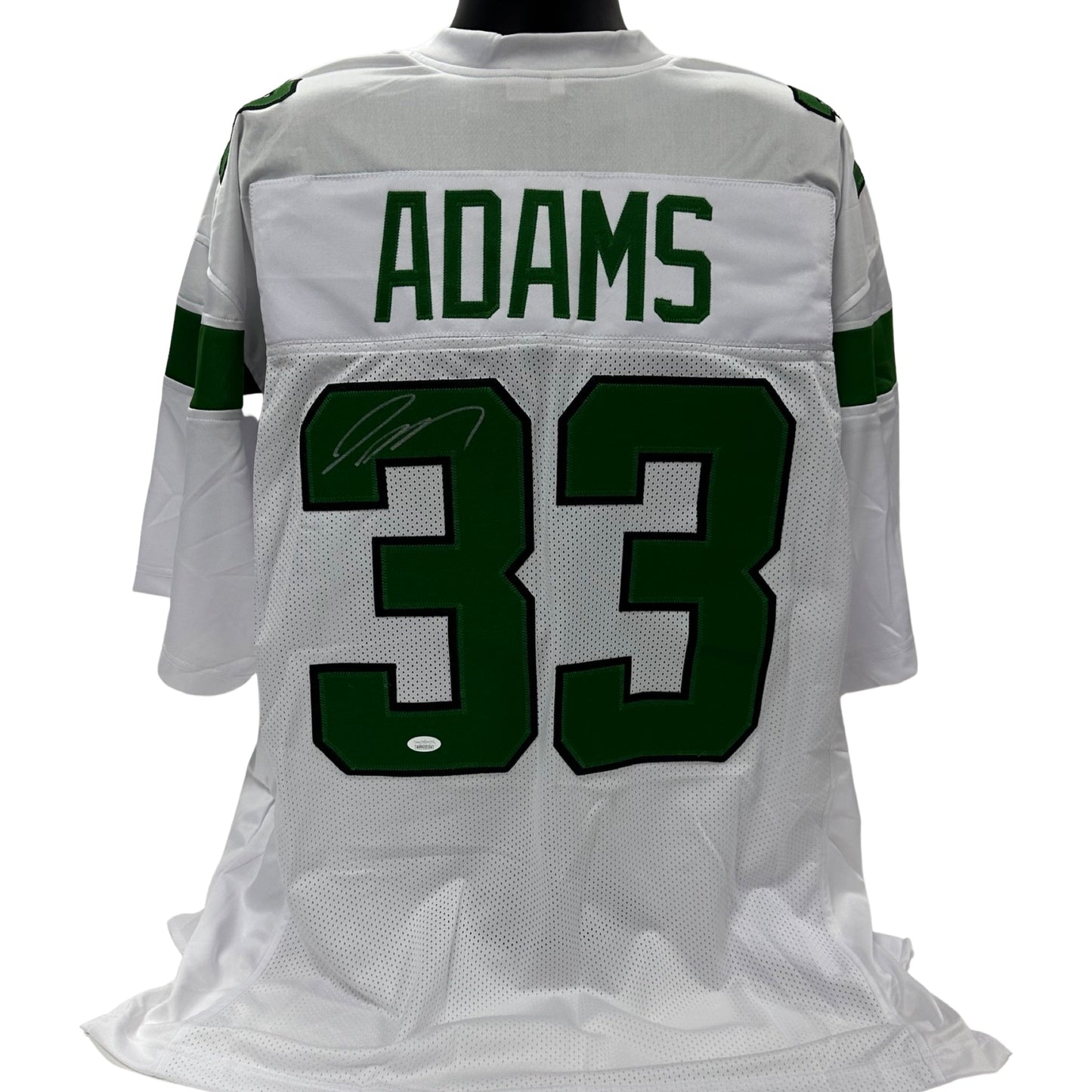 Jamal Adams Autographed New York Jets White Jersey JSA