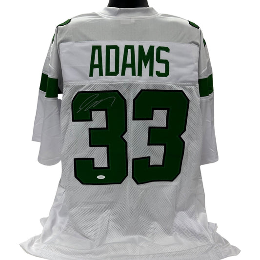 Jamal Adams Autographed New York Jets White Jersey JSA