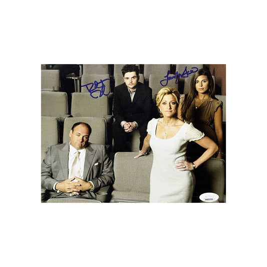 Jamie Lynn Sigler & Robert Iler Autographed The Sopranos Family 8x10 Photo JSA