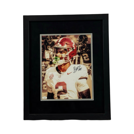 Ryan Williams Autographed Alabama Crimson Tide Edit 11x14 JSA - Framed