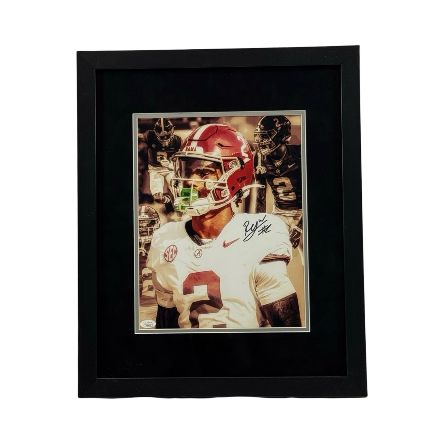 Ryan Williams Autographed Alabama Crimson Tide Edit 11x14 JSA