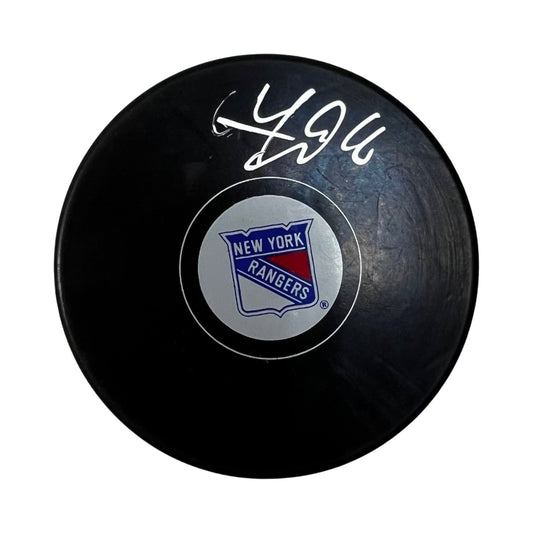 Vincent Trocheck Autographed New York Rangers Replica Puck Steiner CX