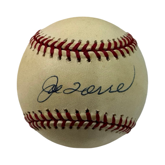 Joe Torre Autographed OMLB Beckett BAS Toned