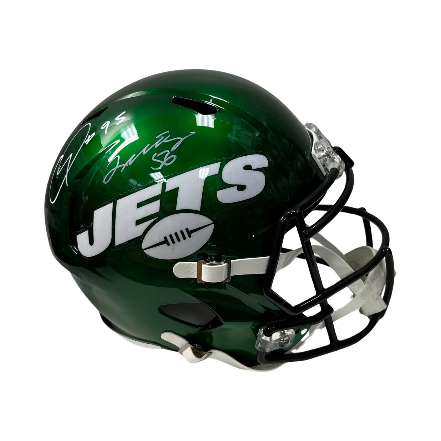 Quinnen & Quincy Williams Autographed New York Jets Speed Replica Helmet Steiner CX