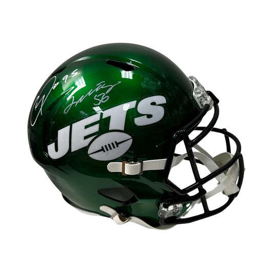 Quinnen & Quincy Williams Autographed New York Jets Speed Replica Helmet Steiner CX