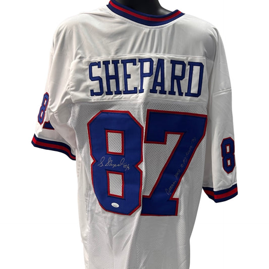 Sterling Shepard Autographed New York Giants Color Rush Jersey “Going Back to My Roots #3” Inscription JSA