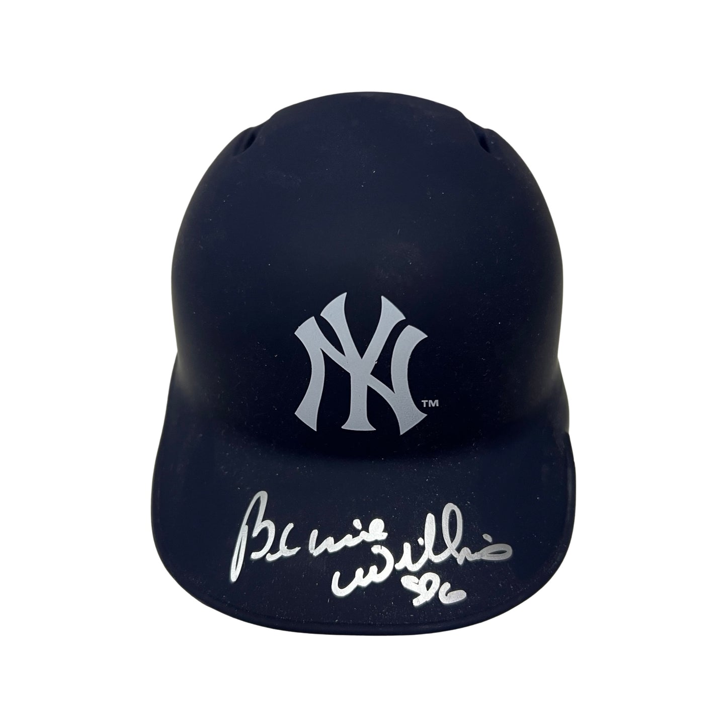 Bernie Williams Autographed New York Yankees Mini Helmet PSA