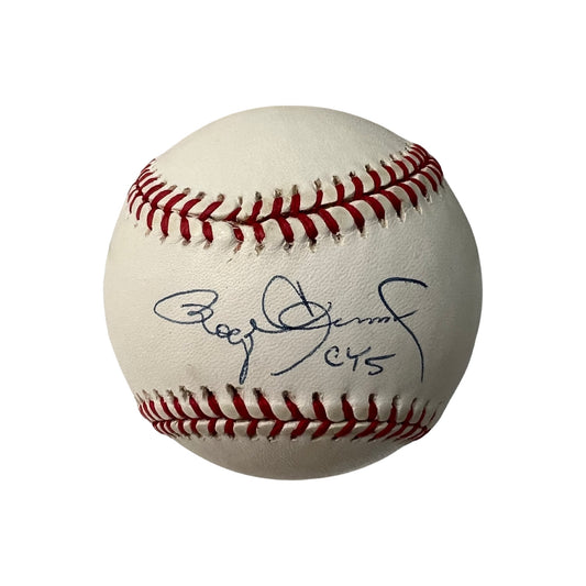 Roger Clemens Autographed American League Baseball “Cy 5” Inscription PSA