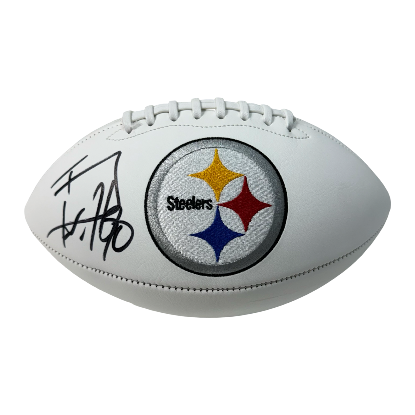 TJ Watt Autographed Pittsburgh Steelers White Panel Football Beckett