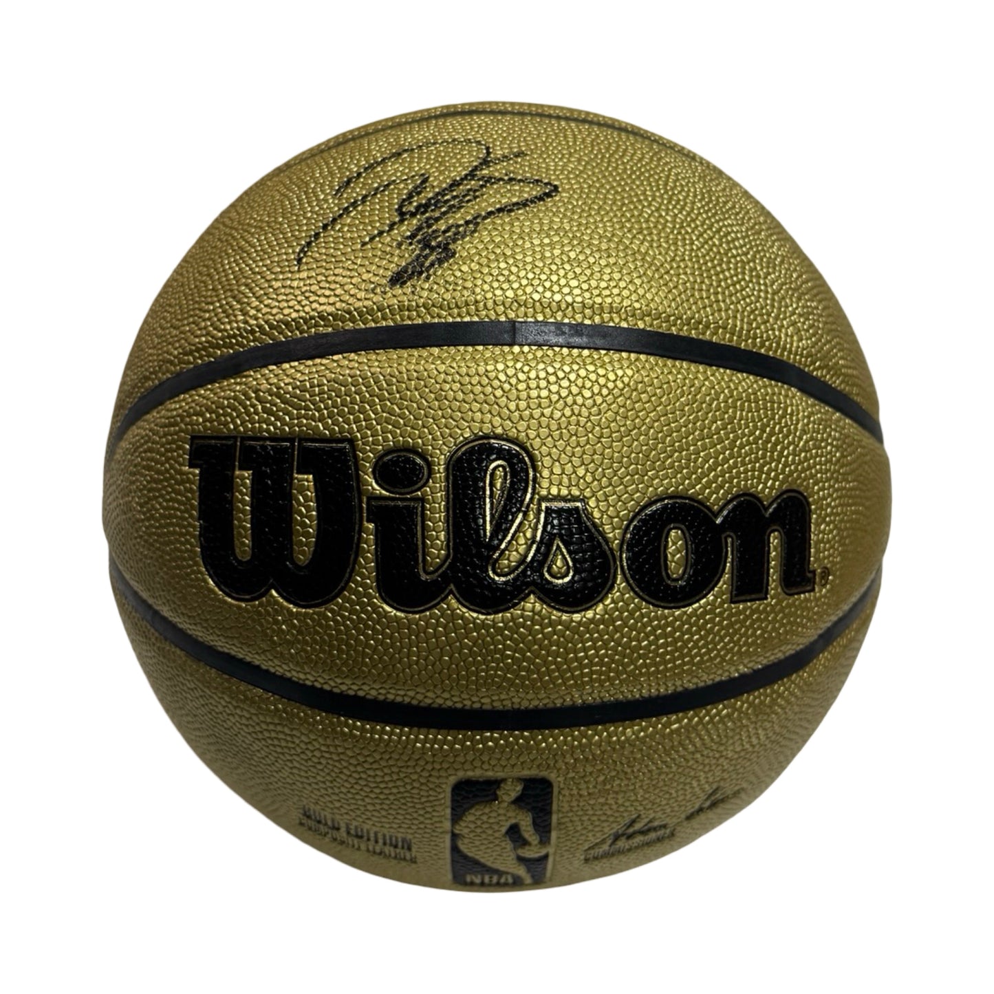 JR Smith Autographed New York Knicks Cleveland Cavaliers Gold Wilson Basketball Beckett
