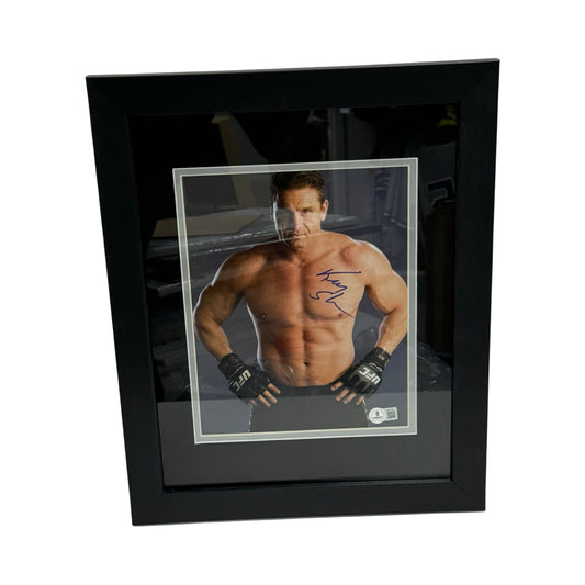 Ken Shamrock Autographed UFC Headshot Framed 8x10 Beckett