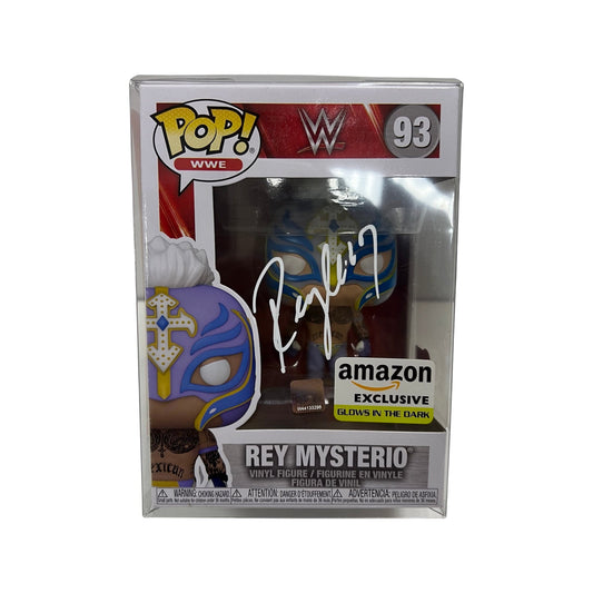 Rey Mysterio Autographed WWE Funko Pop Beckett