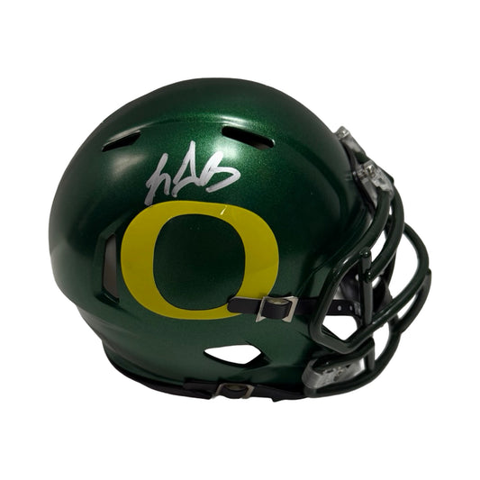 LeGarett Blount Autographed Oregon Ducks Green Mini Helmet JSA