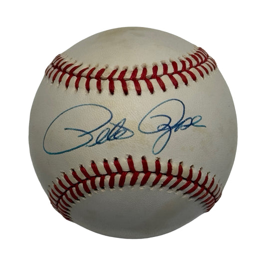 Pete Rose Autographed OMLB Beckett