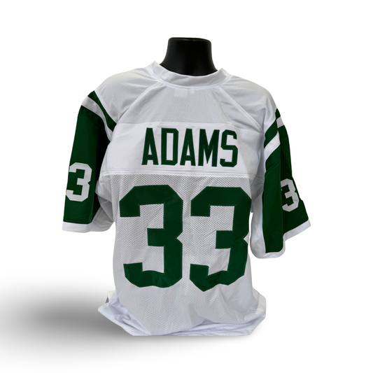 Jamal Adams Unsigned New York Jets White Custom Jersey