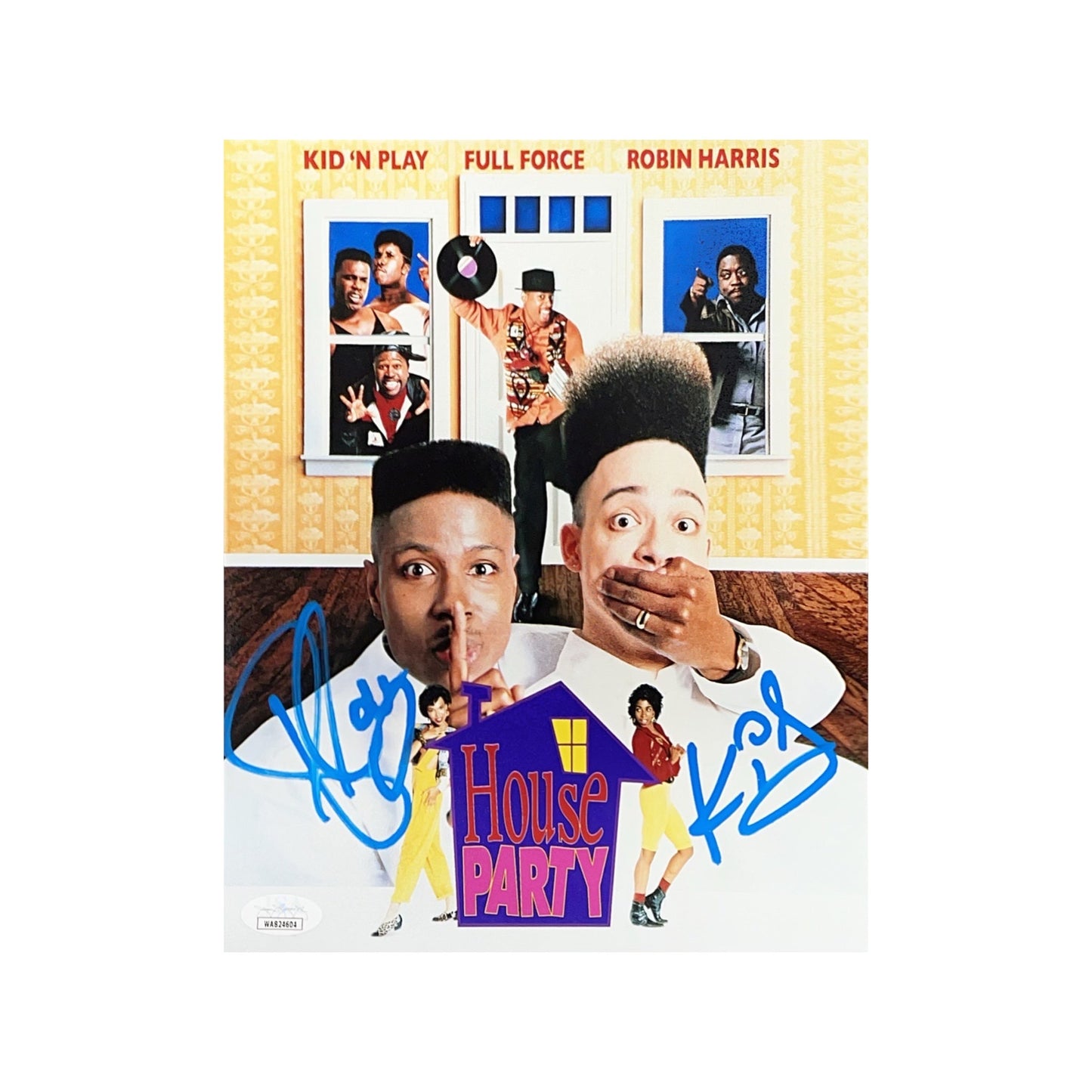 Kid n Play Autographed House Party 8x10 JSA