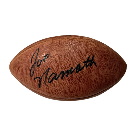Joe Namath Autographed New York Jets Wilson Official NFL Football Steiner