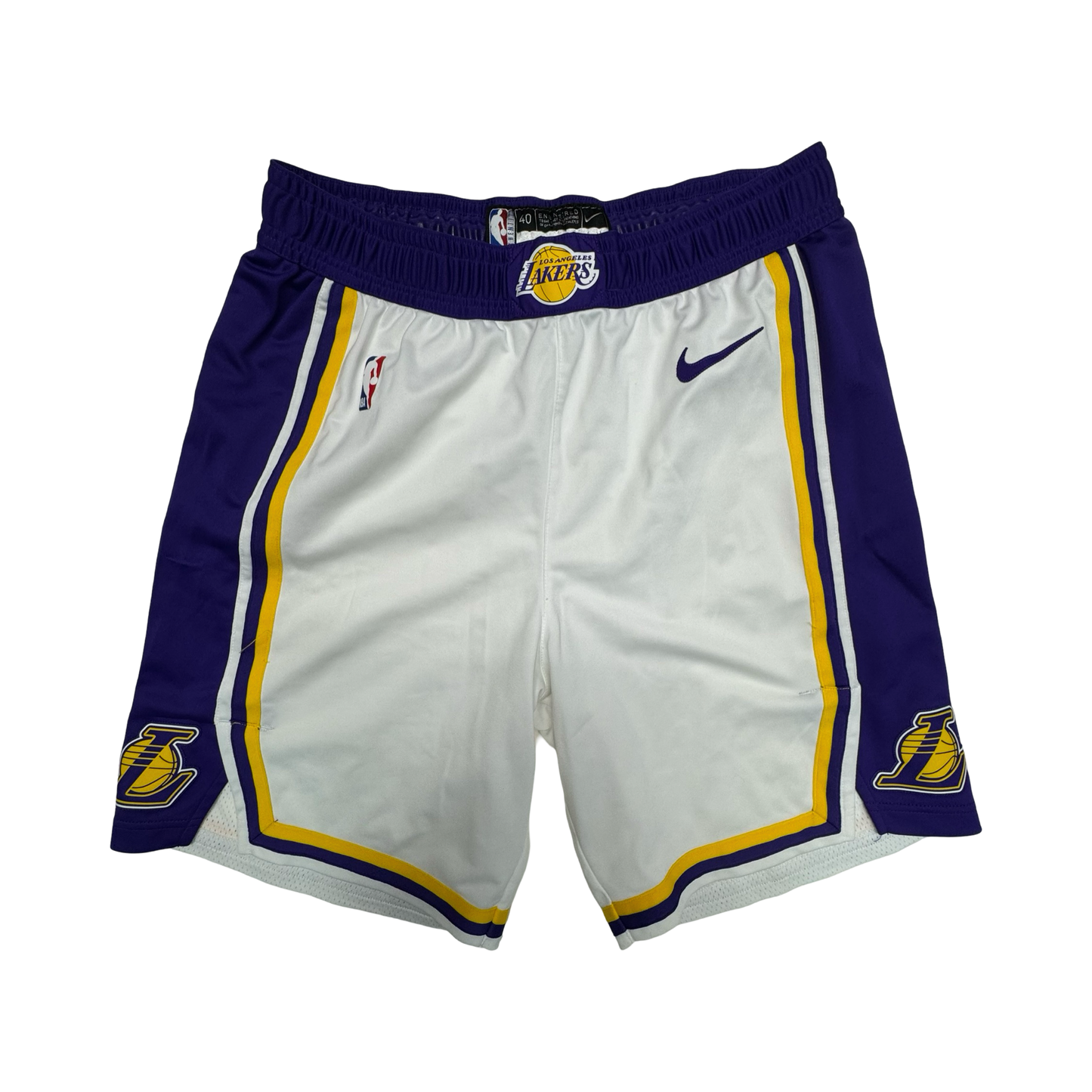 JR Smith Los Angeles Lakers 2020 NBA Finals Game Used Shorts White