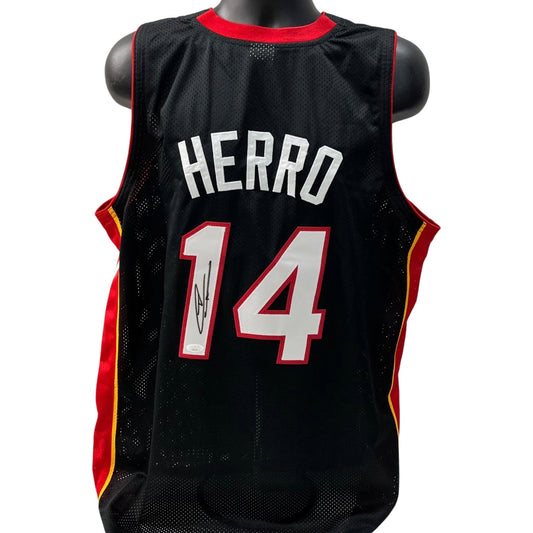 Tyler Herro Autographed Miami Heat Black Jersey JSA