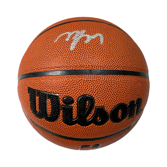 Miles Deuce McBride Autographed Black Wilson Basketball Beckett