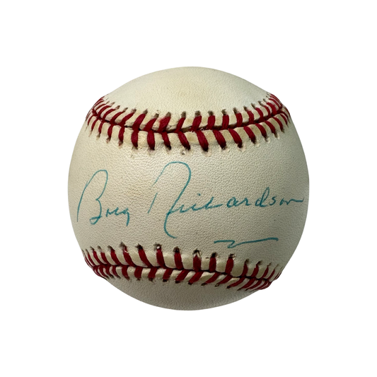 Bobby Richardson Autographed New York Yankees Official American League Baseball Beckett