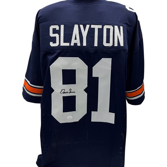 Darius Slayton Autographed Auburn Tigers Navy Jersey JSA