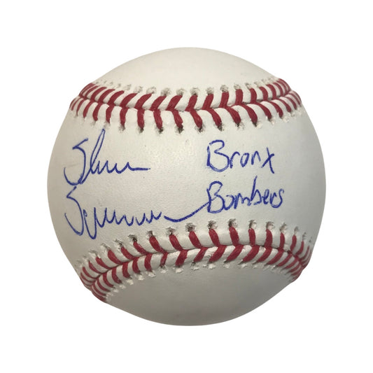 Shane Spencer Autographed New York Yankees OMLB “Bronx Bombers” Inscription JSA