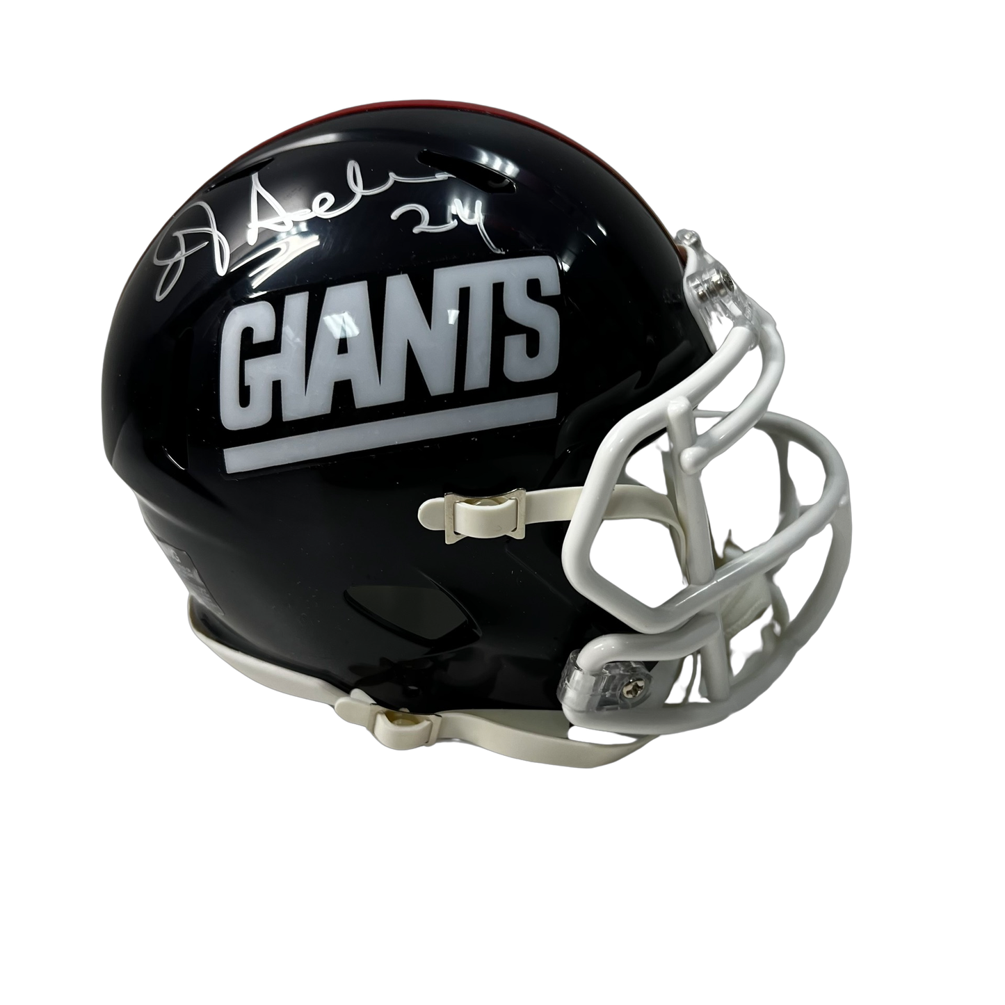 OJ Anderson Autographed New York Giants Old School Mini Helmet Steiner CX