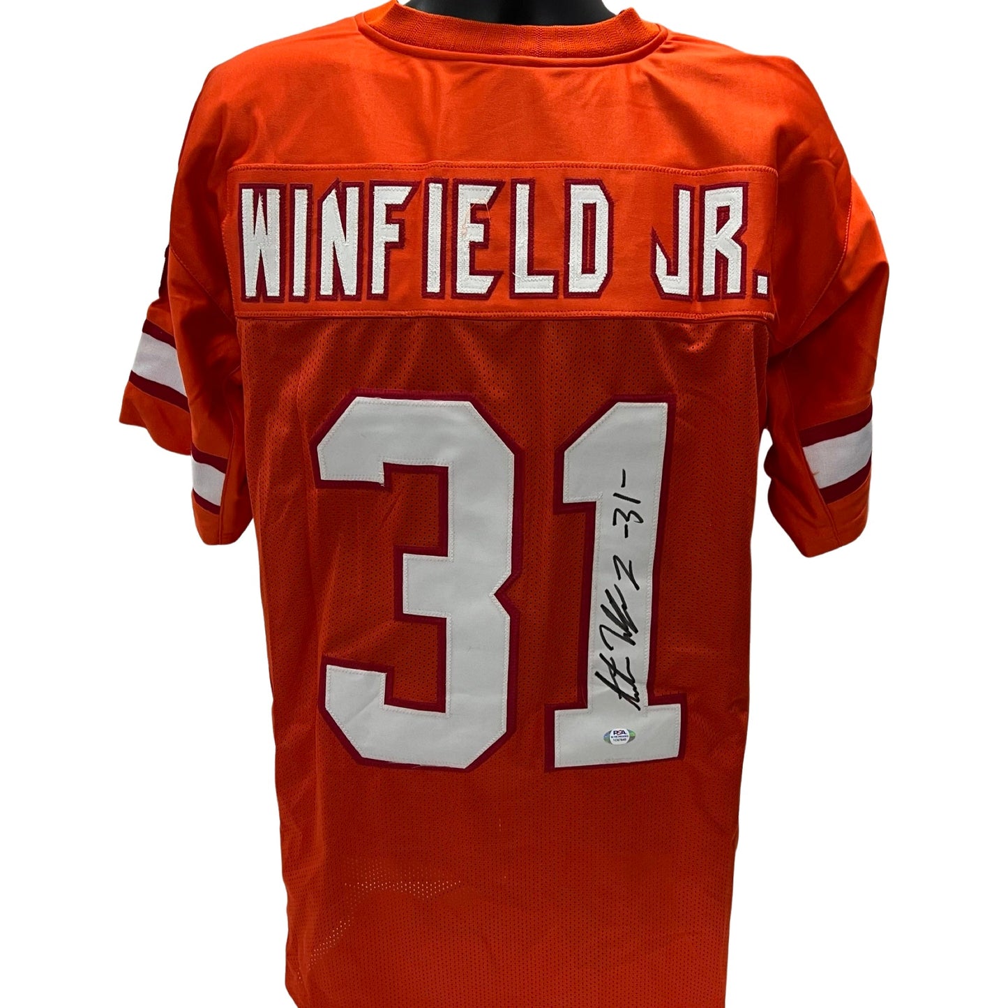 Antoine Winfield Jr Autographed Tampa Bay Buccaneers Orange Jersey PSA