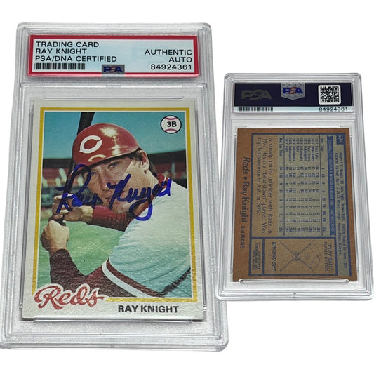 1978 Ray Knight Topps #674 Autographed PSA Auto Authentic