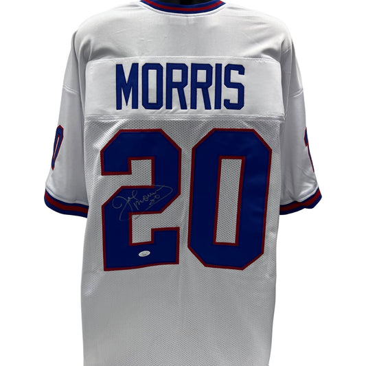 Joe Morris Autographed New York Giants White Jersey JSA