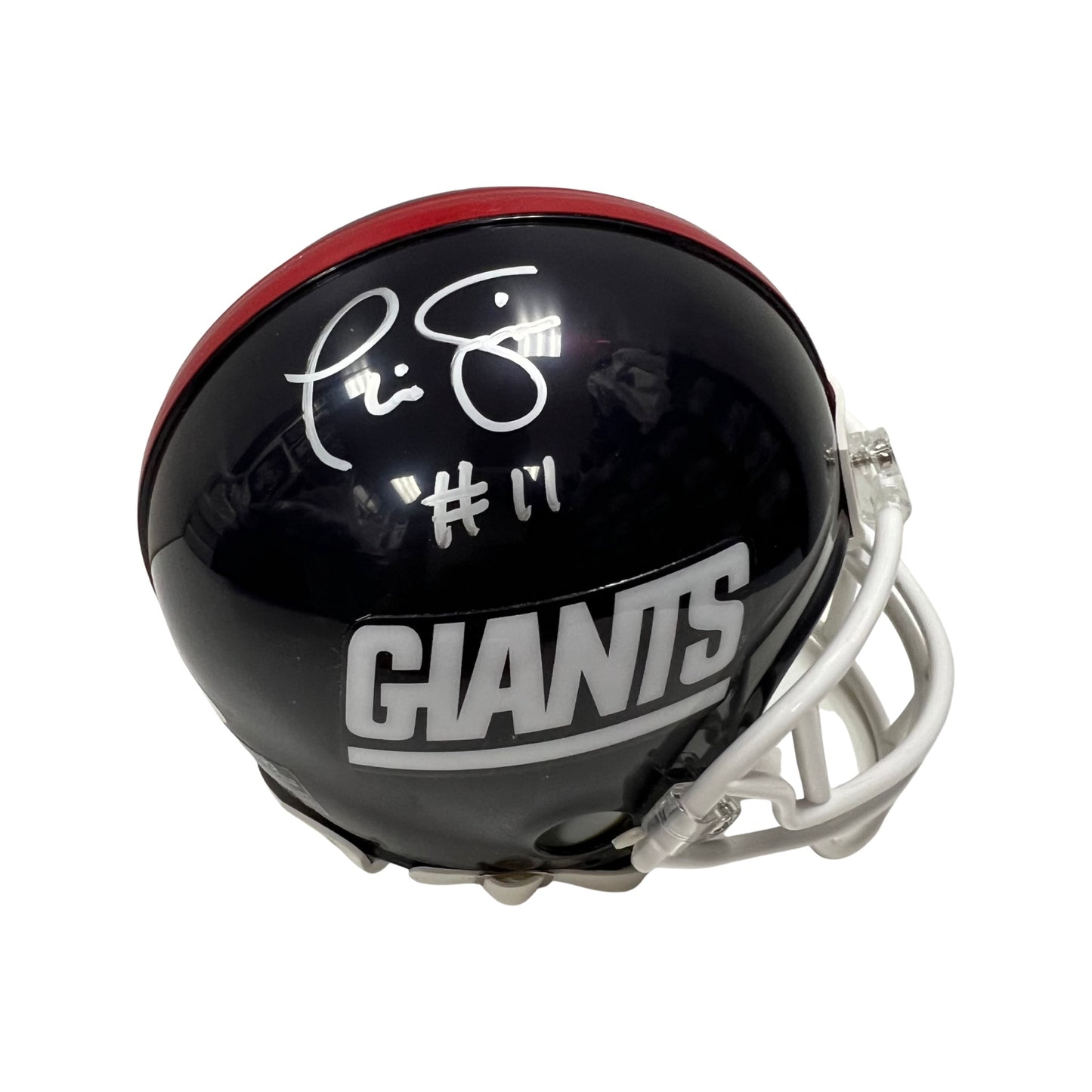 Phil Simms Autographed New York Giants Mini Helmet JSA