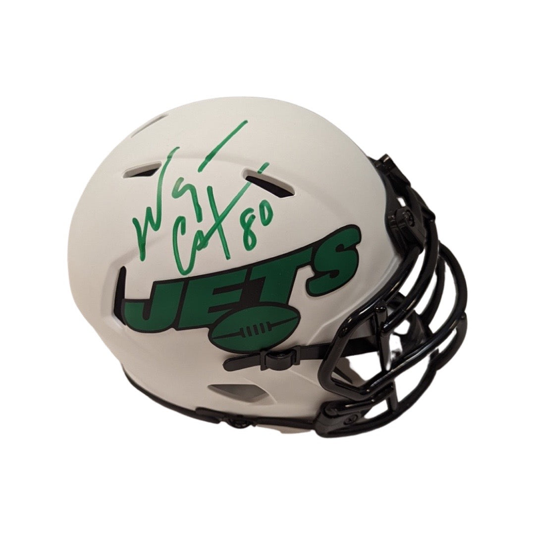 Wayne Chrebet Autographed New York Jets Lunar Eclipse Mini Helmet JSA