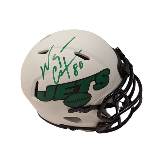 Wayne Chrebet Autographed New York Jets Lunar Eclipse Mini Helmet JSA