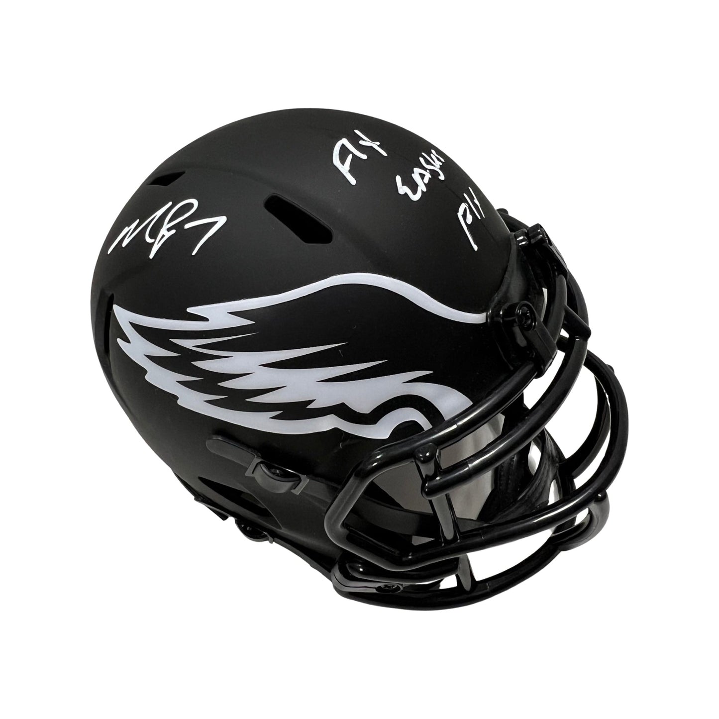 Michael Vick Autographed Philadelphia Eagles Eclipse Mini Helmet Fly Eagles Fly Inscription JSA