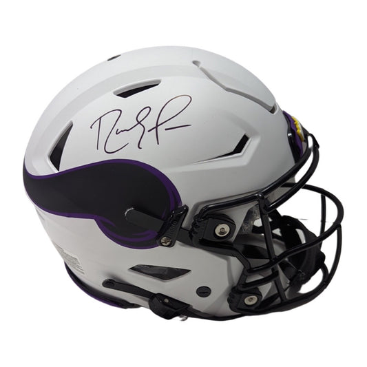 Randy Moss Autographed Minnesota Vikings Lunar Eclipse Flex Helmet JSA