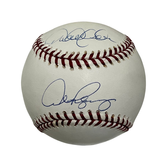 Derek Jeter & Alex Rodriguez Autographed New York Yankees OMLB Steiner/MLB