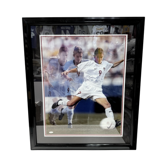 Mia Hamm Autographed USA Soccer Framed 16x20 Steiner