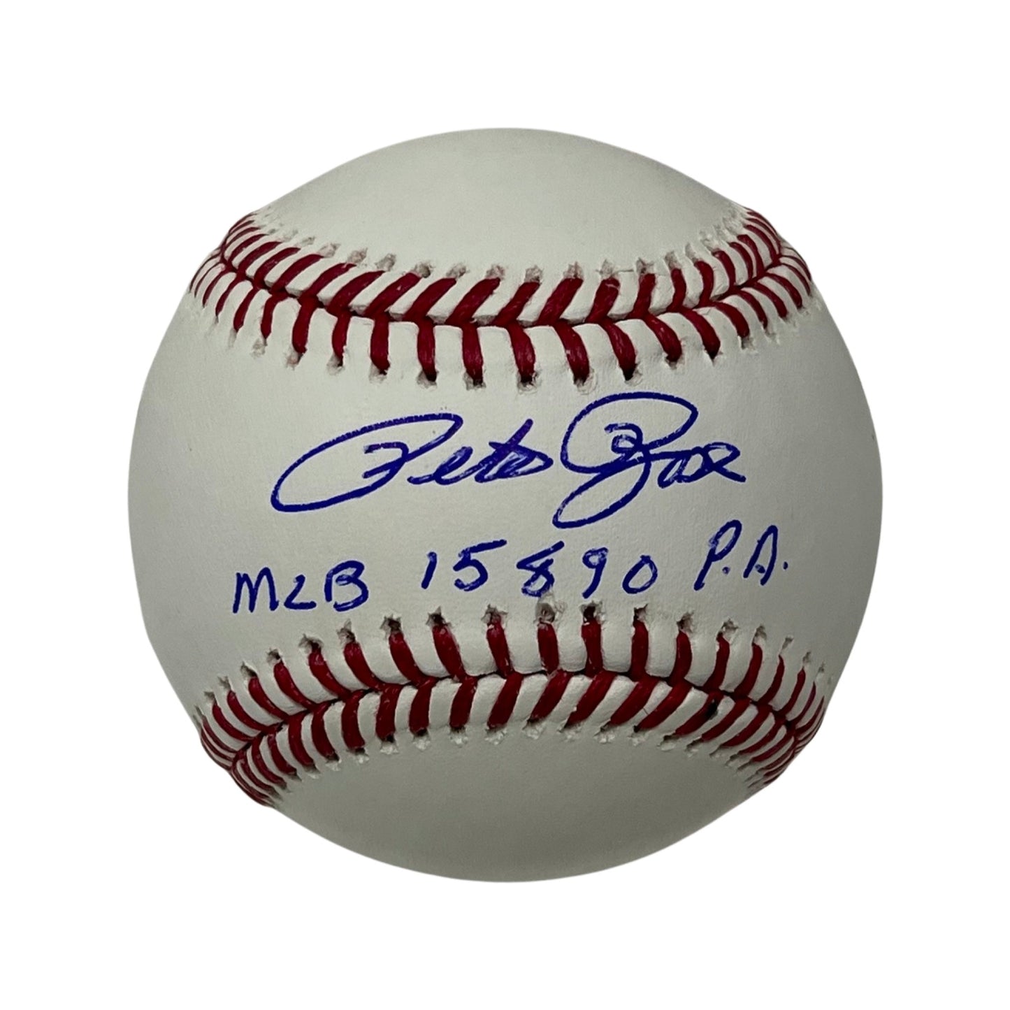 Pete Rose Autographed OMLB MLB 15890 PA Inscription Steiner CX