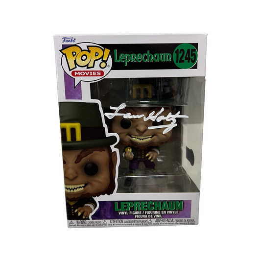 Lou Holtz Autographed Notre Dame Fighting Irish Leprechaun Movie Funko Pop Beckett