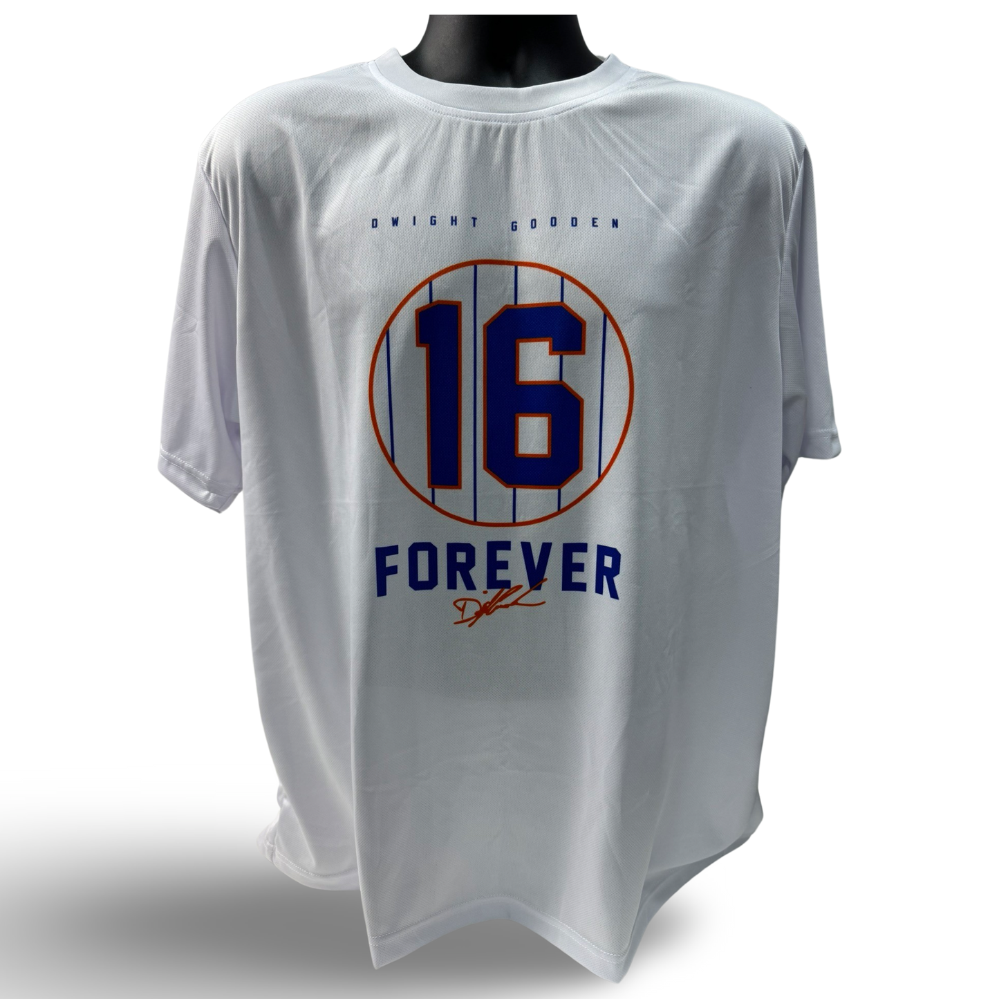 Doc Gooden #16 Forever White T-Shirt - X-Large