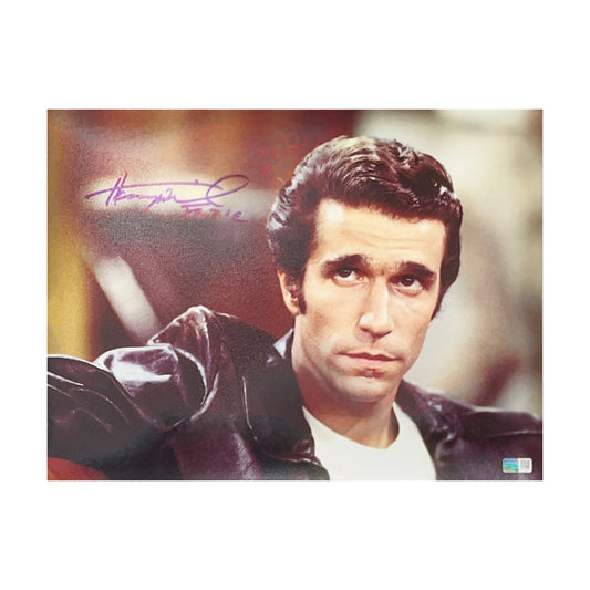 Henry Winkler Autographed Fonzie 11x14 Photo “Fonzie” Steiner CX