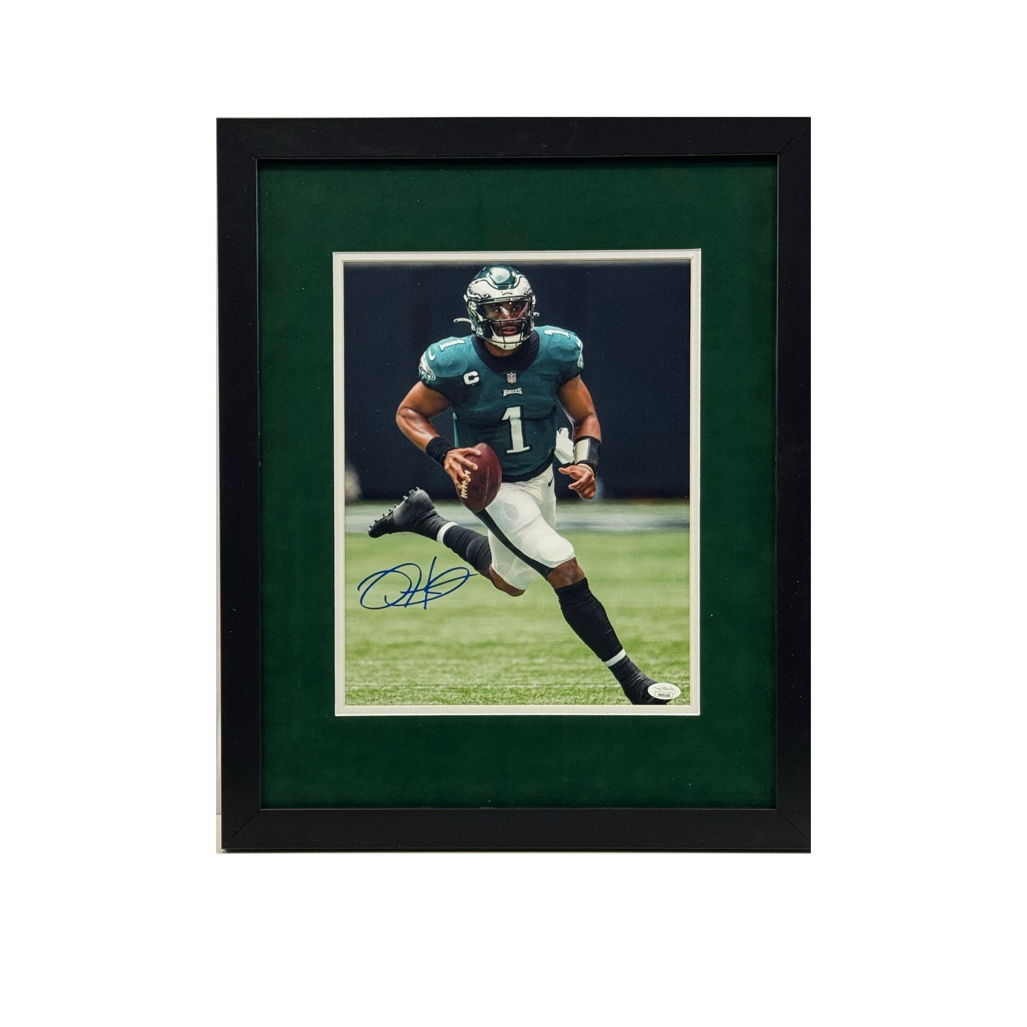 Jalen Hurts Autographed Philadelphia Eagles 11x14 JSA - Framed