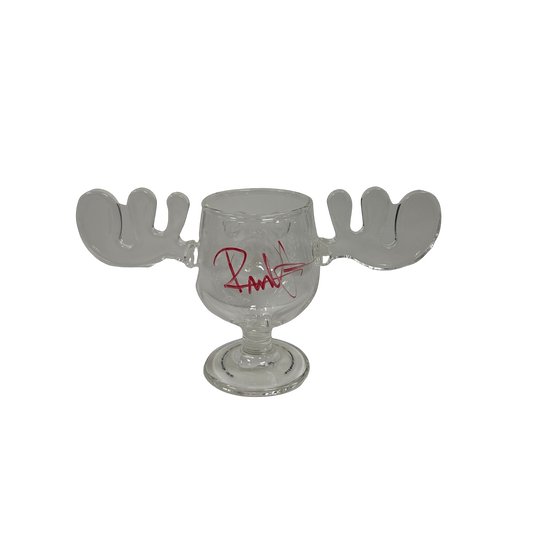 Randy Quaid Autographed Moose Glass Mug JSA