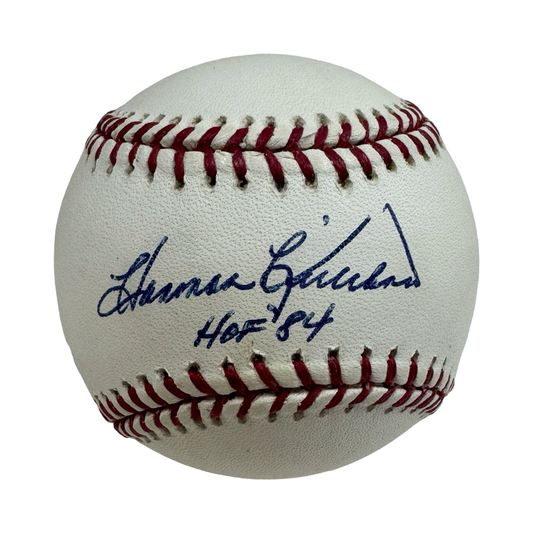 Harmon Killebrew Autographed Minnesota Twins Official American League Baseball HOF 84 Inscription JSA