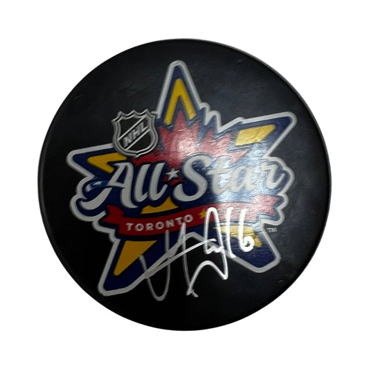 Vincent Trocheck Autographed New York Rangers 2024 NHL All Star Game Puck Steiner CX